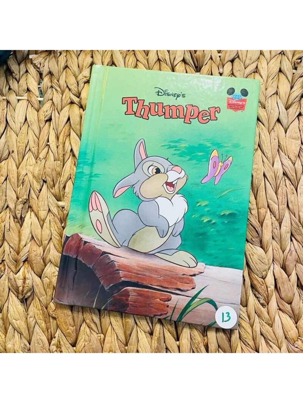 ✅Disney's Thumper - Wonderful World of Reading Hardcover Book #️⃣13